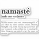 Search for namaste stickers Yogi