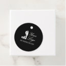 Search for 50th anniversary wedding favor tags Trendy stylish monogrammed initial