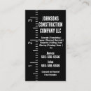 Search for tape measure business cards Construction