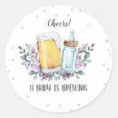 Search for cheers and beers stickers Baby shower