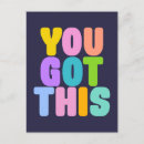 Search for cute postcards You got this