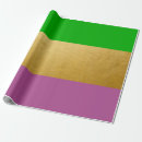 Search for mardi gras wrapping paper Green