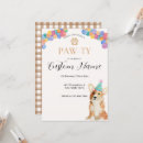 Search for corgi birthday invitations Pawty