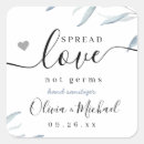 Search for hand sanitizer wedding stickers Greenery