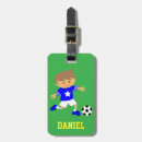 Search for soccer luggage tags Blue
