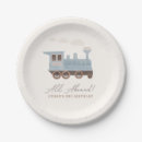Search for transportation plates Train birthday