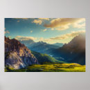 Search for beautiful scenery posters Sunset