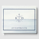 Search for monogram wedding guest books Initials