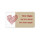 Search for insect return address labels Red