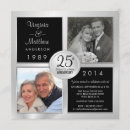 Search for 25th anniversary invitations Classy
