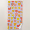 Search for cat beach towels Colorful