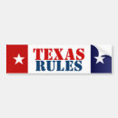 Search for texas bumper stickers Red white blue