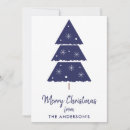 Search for navy blue christmas cards Script