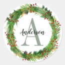 Search for monogram seals stickers Wreath