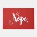 Search for unwelcome doormats Red