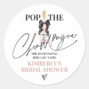 Search for last name stickers Bridal shower