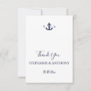 Search for nautical wedding thank you cards Navy blue