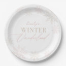 Search for pink snowflake plates Glitter