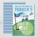 Search for golf 1st birthday invitations Hole in one birthday