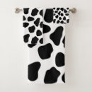 Search for cow bath towels Black