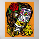 Search for day of the dead woman art Mexican