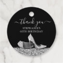 Search for 60th birthday favor tags Glitter