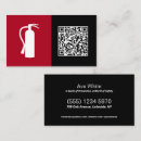 Search for fire extinguisher business cards Fireman