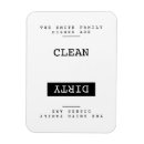 Search for funny dishwasher magnets Black and white