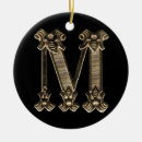 Search for letter m ornaments Initial