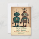 Search for futuristic invitations Robots
