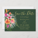 Search for pink and orange wedding save the dates Bright colors