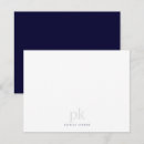 Search for professional note cards Navy blue