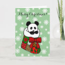 Search for panda christmas cards Cute