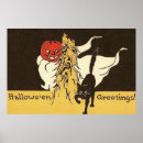 Search for vintage halloween posters Black cat