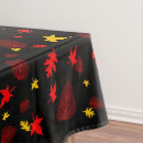 Search for autumn colors tablecloths Red
