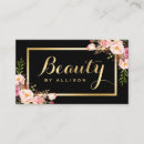 Search for gold lettering business cards Salon