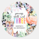 Search for young wild and three stickers Jungle