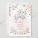 Search for elephant baby shower thank you cards Moon and stars