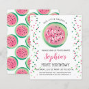 Search for one in a melon 1st birthday invitations Fun