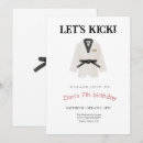 Search for taekwondo birthday invitations Party