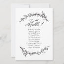 Search for floral wedding seating charts Simple
