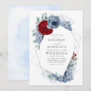 Search for dusty blue and burgundy wedding invitations Couple