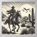 Search for wild west posters Black and white