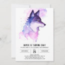 Search for wolf invitations Whimsical