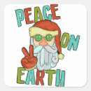 Search for peace on earth stickers Retro
