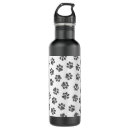 Search for cat water bottles Black and white
