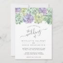 Search for succulent wedding invitations Purple