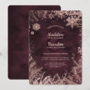 Search for holiday wedding invitations Rose gold foil
