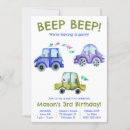 Search for beep invitations Blue