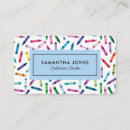 Search for crayon business cards Elementary